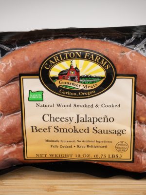 Cheesy Jalapeño Beef Sausage